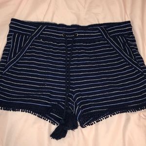 Navy and White Shorts